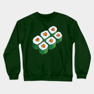 Sushi Hearts Crewneck Sweatshirt